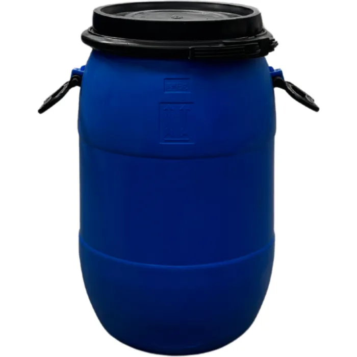 30 literes mosott ,levehető tetejű műanyag hordó,műanyag pántos