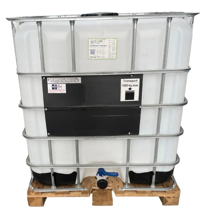 MAUSER LX-1000 literes, Faraklapos ,UN minősített tartály, Hibátlan, újszerű állapot! 22,5 cm nagy betöltős, Un minősített