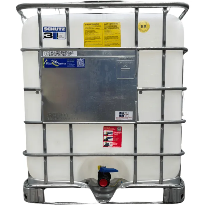 SCHÜTZ MX-EX speciális 1000 literes mosott IBC tartály,UN