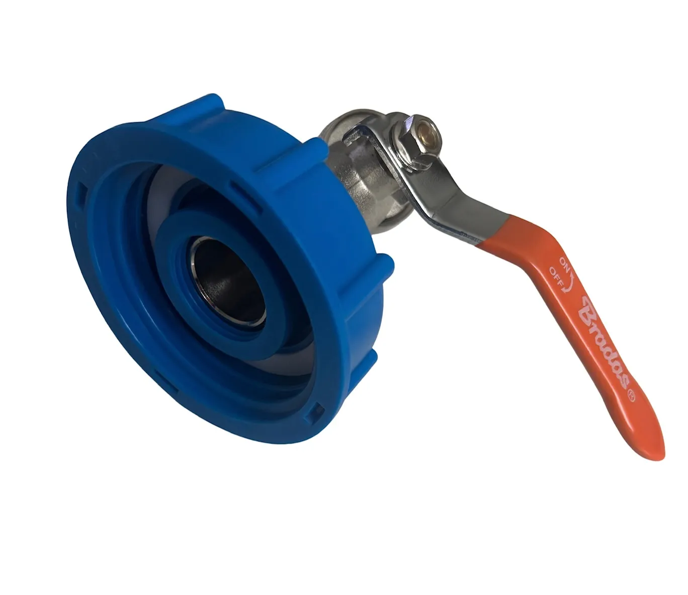 IBC tartály Tartozék, 2"-os csatlakozó -3/4"-es fém csappal - Image 2