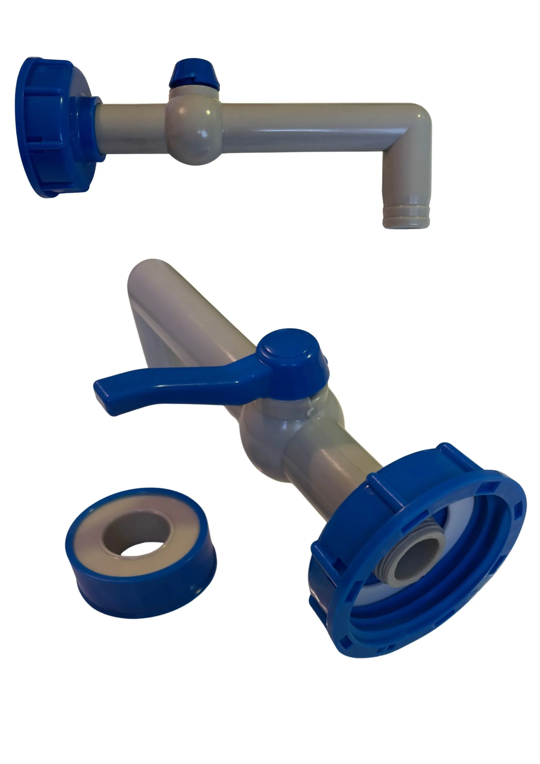 IBC Tartály Tartozék, IBC csatlakozó készlet 90°-os csappal