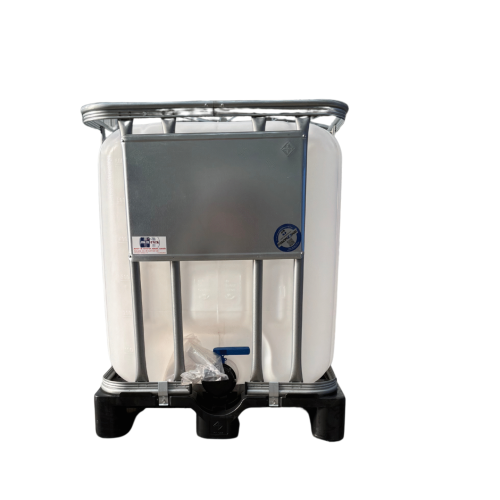 WERIT MX-640 literes,műanyag raklapos,mosott IBC tartály ,Élelmiszeres