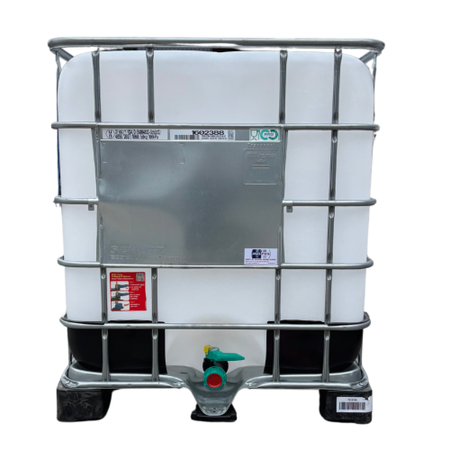 SCHÜTZ MX- 1000 Literes erősített , Műanyag raklapos mosott IBC tartály /Élelmiszeres/ Un, Hibátlan ,újszerű állapot!