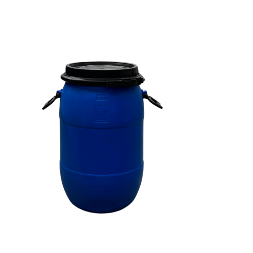 30 literes mosott ,levehető tetejű műanyag hordó,műanyag pántos