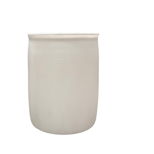 160 literes mosott ,natúr színű,UN minősített rögzített tetejű tri-sure záras műanyag hordó