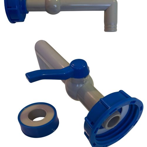 IBC Tartály Tartozék, IBC csatlakozó készlet 90°-os csappal