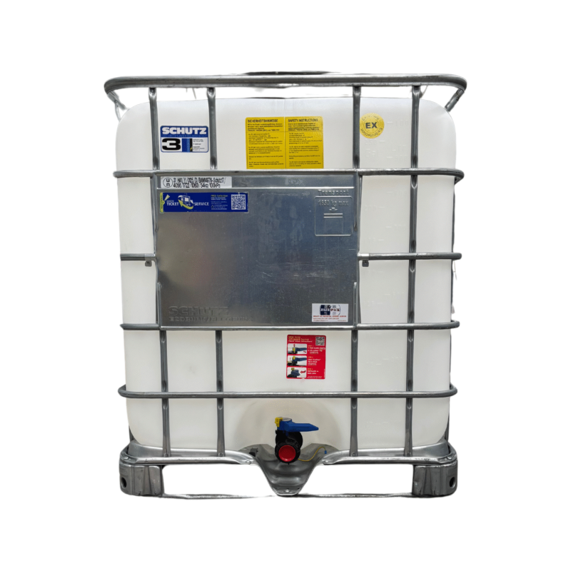 SCHÜTZ MX-EX  speciális 1000 literes mosott IBC tartály,UN
